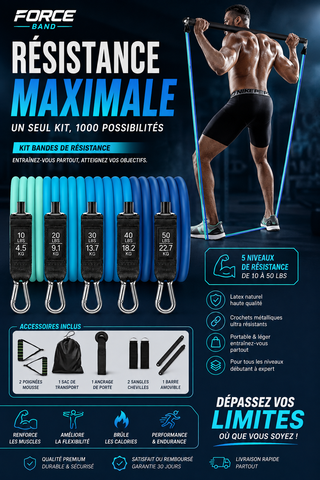 ⚡️🏋🏼♂️KIT HOME GYM TOUT-EN-UN— Ton Coach à Domicile💪