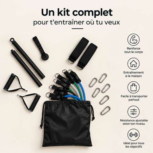 ⚡️🏋🏼‍♂️KIT HOME GYM TOUT-EN-UN— Ton Coach à Domicile💪